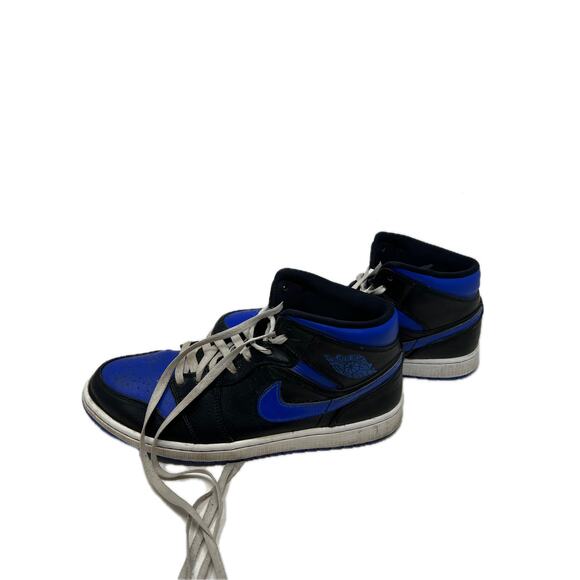 Jordan 1 Mid Royal 2020 Mens 11.5 - Picture 2 of 7